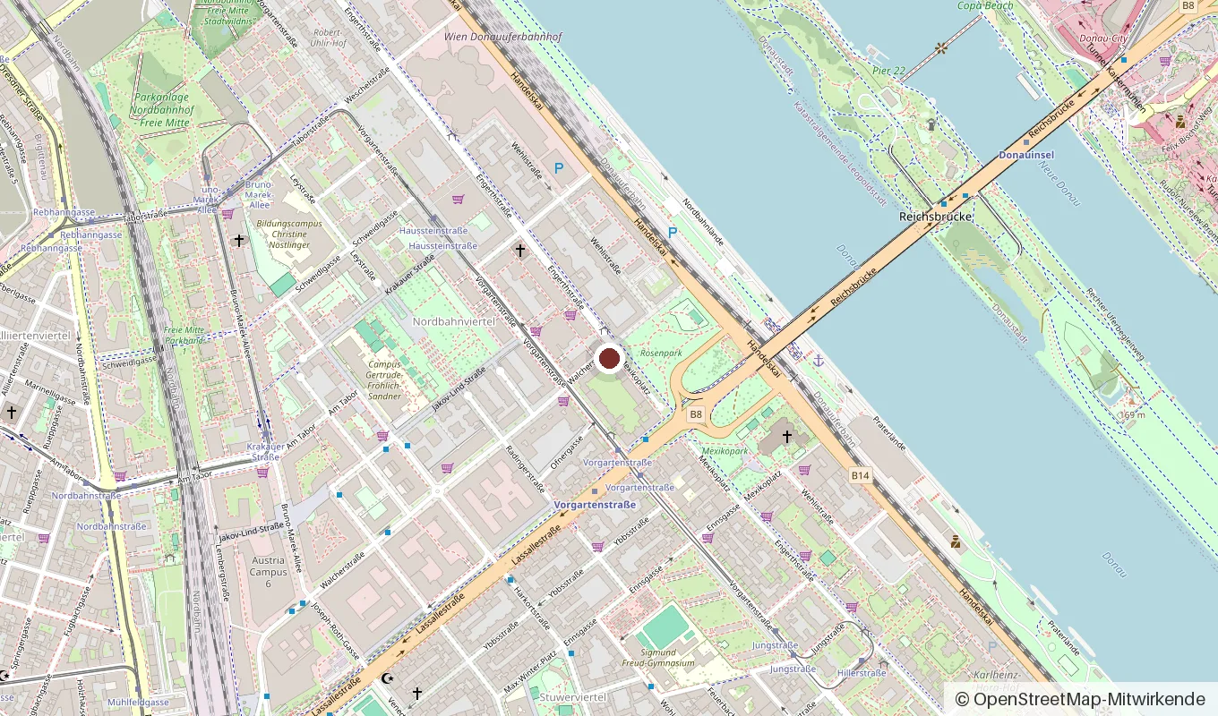 Karte: Mexikoplatz 27, 1020 Wien